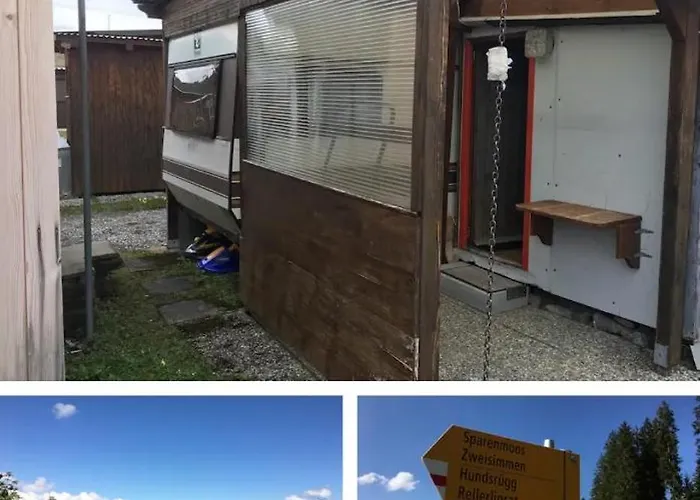 אתר קמפינג Schlichtes Und Gemuetliches Mobilhome 114 Boltigen